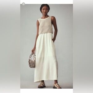 Anthropologie Moth Maxi Dress- New with tags size Large